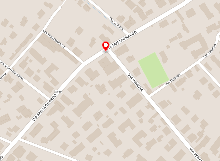 Mappa: il box si trova in Via San Leonardo 279, all'incrocio con Via Venezia